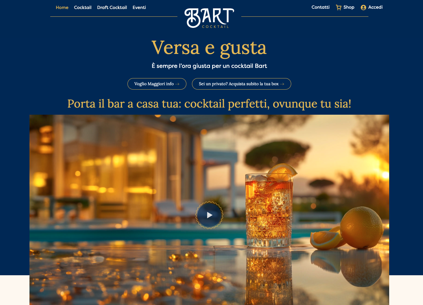Progetto Bart cocktail
